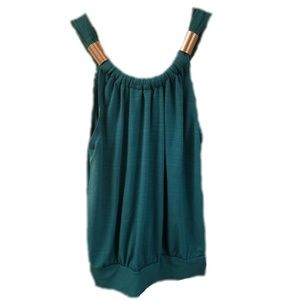 Girls teal tank top sz small 7 by Iz Amy Byer